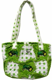 Patch Work Tote Bag-PTT9001/LIME